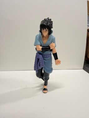 Naruto Figure Uchiha Shippuden Sasuke 4" 5" static stand up figure ANIME collect